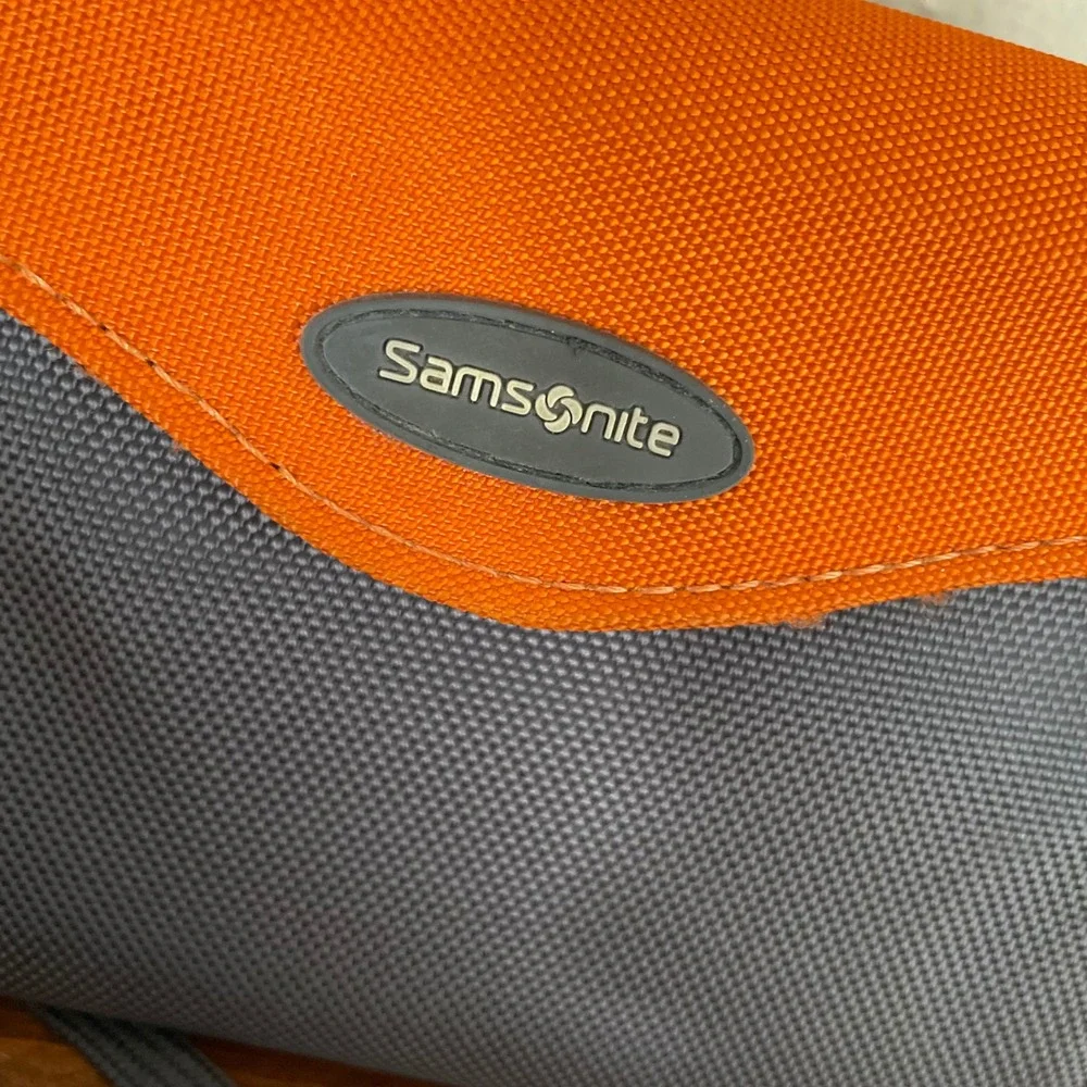 Samsonite Travel Passport Case Crossbody Bag Orange‎ gray wallet cardholder